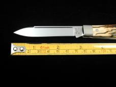 Titusville Cutlery Mammoth Bark Ivory Lexingtonian Coffin Jack Knife Rare 1 of 30 COA USA Made