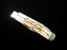 Titusville Cutlery Mammoth Bark Ivory Lexingtonian Coffin Jack Knife Rare 1 of 30 COA USA Made