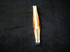 Titusville Cutlery Genuine Amber Stag Lexingtonian Coffin Jack Knife Rare 1 of 30 COA USA Made