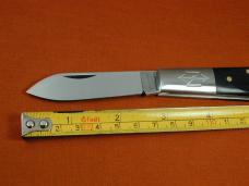 New York Knife Co Smooth Ebony Wood Barlow Knife By Cooper Cutlery Matteawan M1506E USA Made 