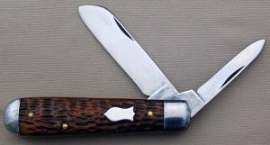 Ivoryman's Schrade CutCo 2-Blade Swell End Jack, 3.375" In Excellent Condition (GU)