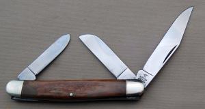Ivoryman's J.A. Henckels 3-Blade Stockman, 4.000" In Excellent Condition (DH)