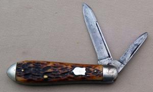 Ivoryman's Ulster 2-Blade Tear Drop Jack #2243, 3.375" In Excellent Condition (CL)