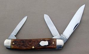 Ivoryman's Pal Cutlery Company 3-Blade Jack Stockman, 3.250" In Excellent Condition (GW)