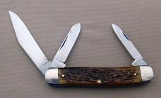 Ivoryman's Pal Cutlery Company 3-Blade Jack Stockman, 3.250" In Excellent Condition (GW)