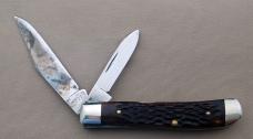 Ivoryman's Case Mini-Trapper With 2 Dots 1978 Era #6207, 3.500" In Excellent Condition (GV)