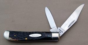 Ivoryman's Case Mini-Trapper With 2 Dots 1978 Era #6207, 3.500" In Excellent Condition (BD)