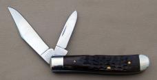 Ivoryman's Case Mini-Trapper With 2 Dots 1978 Era #6207, 3.500" In Excellent Condition (BD)