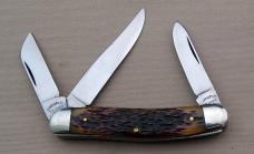 Ivoryman's Elder Manufacturing 3-Blade Stockman, 3.375" In Near Mint Condition (AM)