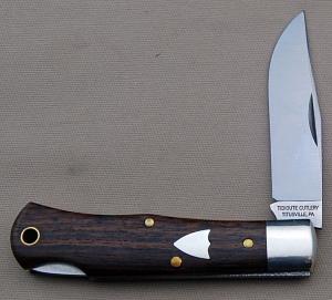 Ivoryman's GEC Northfield Tascosa Lockback #831121LB, 3.375" In Near Mint Condition (DN)