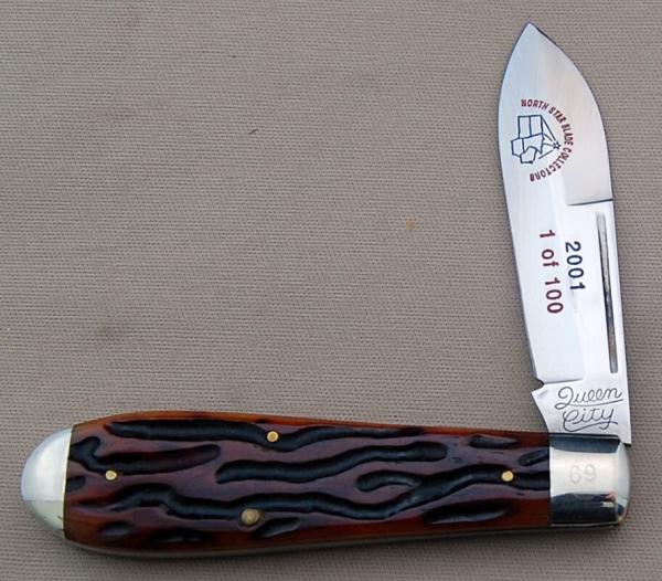 Ivoryman's Queen City 2001 North Star Blade Collectors #69 of 100, 3.750" Near Mint Condition (CX) Ivoryman's Queen City 2001 North Star Blade Collectors #69 of 100, 3.750" Near Mint Condition (CX)