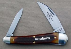 Ivoryman's GEC Tidioute Campfire Whittler #380225, 3.875" In Near Mint Condition (GA)