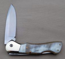Ivoryman's Muela Drop Point Lockback Made In Spain, 4.125" In Near Mint Condition (CP)