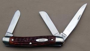 Ivoryman's Case Stockman With No Dots 1940-1964 Era #6318HP, 3.500" In Excellent Condition (DS)