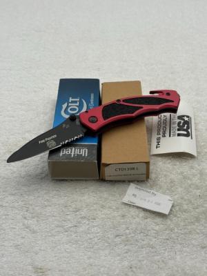Colt Fire Fighter  Police Rescue Knife By United Cutlery Brands  Assisted Open Made In USA