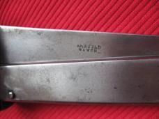 RARE Antique 1800's BELGIAN PickLock MACHETE Switchblade