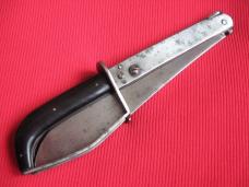 RARE Antique 1800's BELGIAN PickLock MACHETE Switchblade