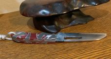 Hand Made Carbon Steel Sailors Rigging Knife w/Shackle Wrench & Lanyard
