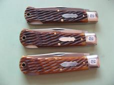 GREAT EASTERN TIDIOUTE 421125LB MISSOURI TRAPPER LOCKBACK ANTIQUE YELLOW JIGGED BONE $230 EACH