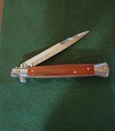 FRANK BELTRAME 11" "RED HEART WOOD" ITALIAN STILETTO!