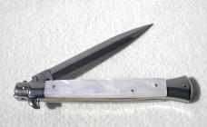 NEW FRANK BELTRAME 11" DAGGER BLADE ACRYLIC PEARL ITALIAN STILETTO