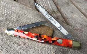 Fight’n Rooster Melon Tester / Fruit Knife - Germany Red Derby / Heart Shield