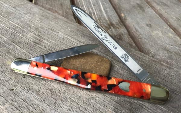Fight’n Rooster Melon Tester / Fruit Knife - Germany Red Derby / Heart Shield Fight’n Rooster Melon Tester / Fruit Knife - Germany Red Derby / Heart Shield