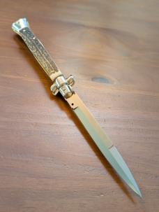 FRANK BELTRAME 28CM-11" BAYONET BLADE STILETTO STAG HORN...NEW 