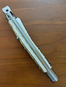 FRANK BELTRAME 28CM-11" BAYONET BLADE STILETTO STAG HORN...NEW 