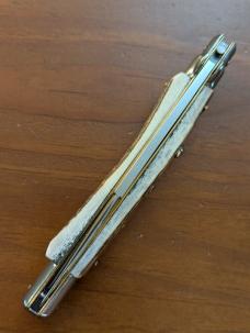 FRANK BELTRAME 28CM-11" BAYONET BLADE STILETTO STAG HORN...NEW 