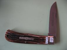 GREAT EASTERN TIDIOUTE 235111T JUMBO TRAPPER BURNT GRIZZLY CUT BONE #25 OF 25