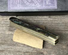 Queen Cutlery Titusville, PA - Reverse Peanut #14 Abalone