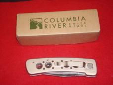Columbia River CRKT 6602 Red Dog Small Linerlock Folding Pocket Knife New in Box