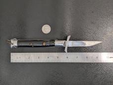 Vintage Rizzuto Estileto Milano Switchblade Batwing Guard