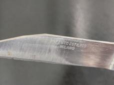 Vintage Rizzuto Estileto Milano Switchblade Batwing Guard