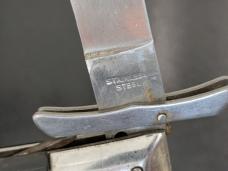 Vintage Rizzuto Estileto Milano Switchblade Batwing Guard