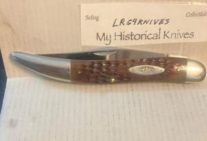 CASE LARGE TOOTHPICK RED BONE U.S.A.