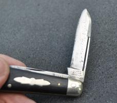 J.Wiss & Son Newark NJ 2 Blade Folder 3 1/2" Closed Made After 1880 Tight Loud Snap Both Blades