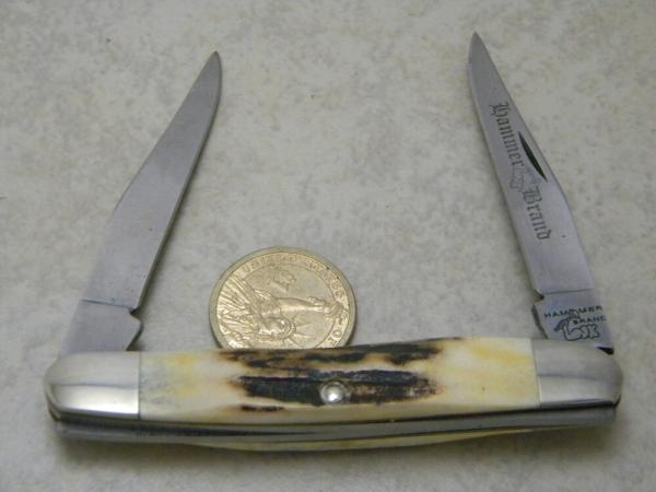 Hammer Brand New York Knife Co Stag Muskrat Knife Hammer Brand New York Knife Co Stag Muskrat Knife