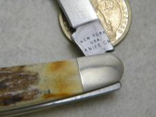Hammer Brand New York Knife Co Stag Muskrat Knife