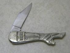 NCCO "Drink Nehi 5 Cent Quality Beverages" Metal Lady Leg  Knife
