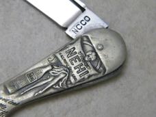 NCCO "Drink Nehi 5 Cent Quality Beverages" Metal Lady Leg  Knife