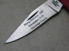 Parker Cut Co 20th Anniv. "Merry Christmas 1988" Lockback Knife NIB