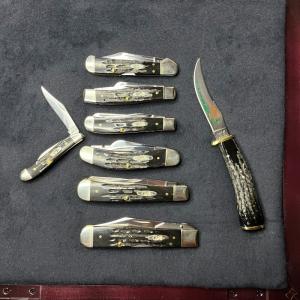 Case Jigged Buffalo Horn 8 Piece Set