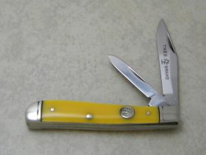 Boker Tree Brand USA 9908 Yellow Peanut Knife