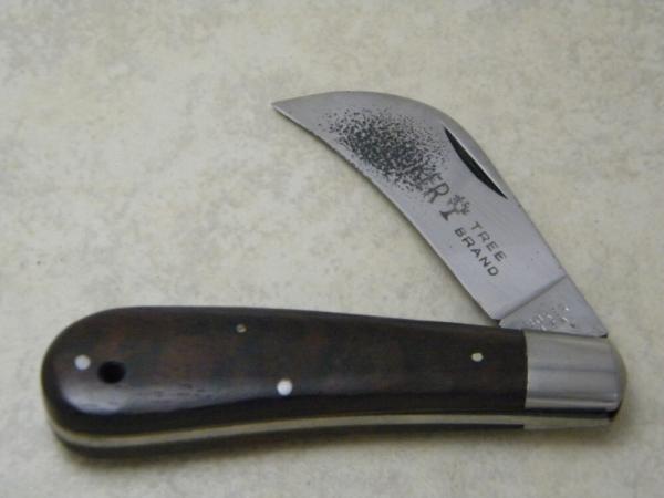 Boker Tree Brand USA Wood Hawkbill Pruner Knife Boker Tree Brand USA Wood Hawkbill Pruner Knife