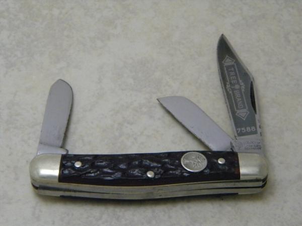 Boker Tree Brand Solingen Germany 7588 Delrin Medium Stockman Knife Boker Tree Brand Solingen Germany 7588 Delrin Medium Stockman Knife