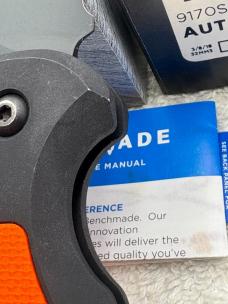 Benchmade 9170SBK -ORG Automatic Triage Pocket Knife Been Discontinued