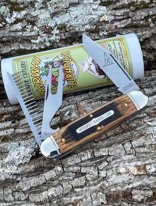 GEC TIDIOUTE ** 351325 FAIRWAY & CLUBHOUSE DISTRESSED WHISKEY BARREL OAK GOLF TOOL KNIFE