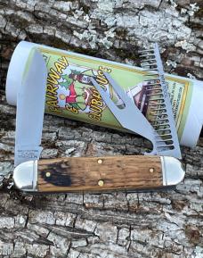 GEC TIDIOUTE ** 351325 FAIRWAY & CLUBHOUSE DISTRESSED WHISKEY BARREL OAK GOLF TOOL KNIFE